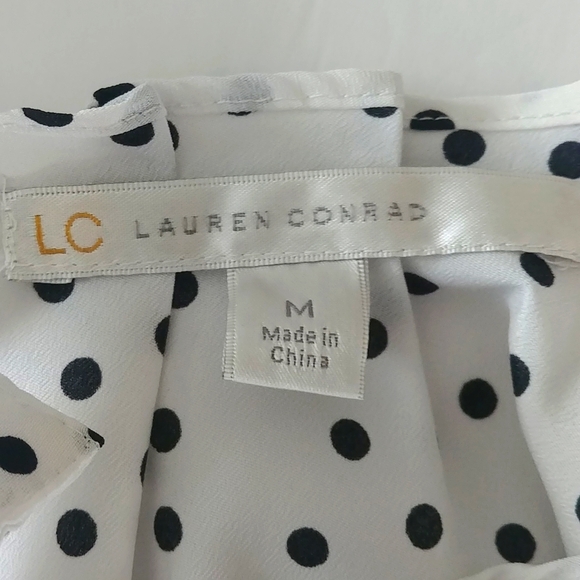 LC Lauren Conrad Polka Dot Sleeveless - Picture 3 of 12